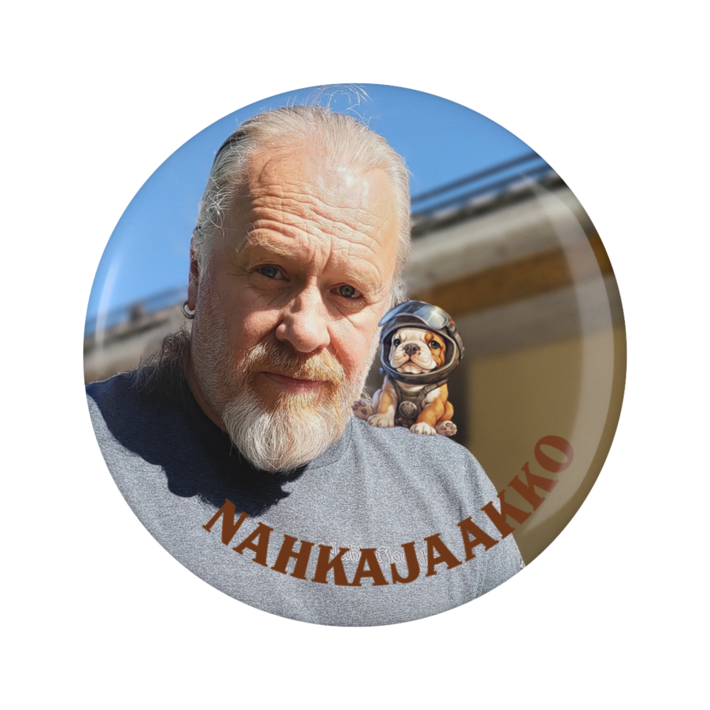 Vahva helllive  pullonavaaja Omalla Kuvalla – Pyöreä´58mm Perskuta!