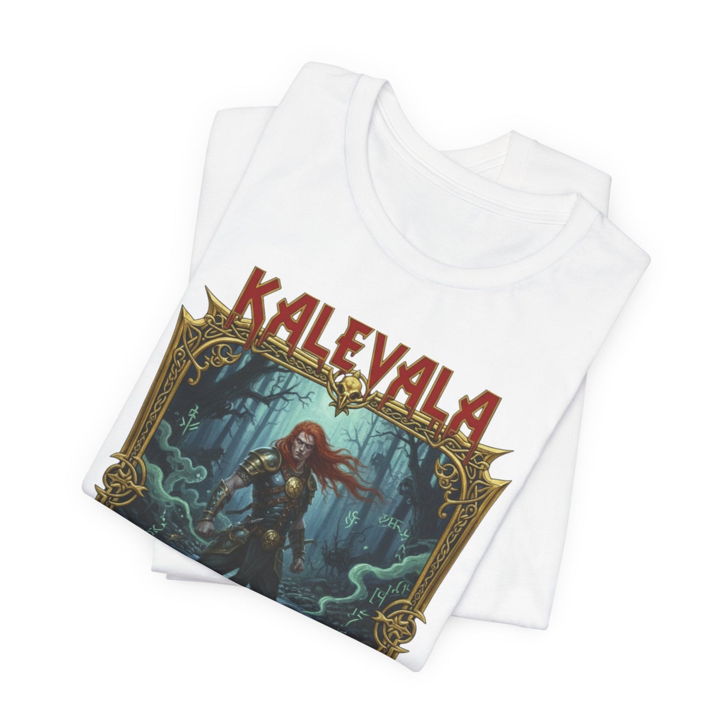 Lemminkäinen – Tuonelan musta joki Teepaita — Retro Graphic T-Shirt