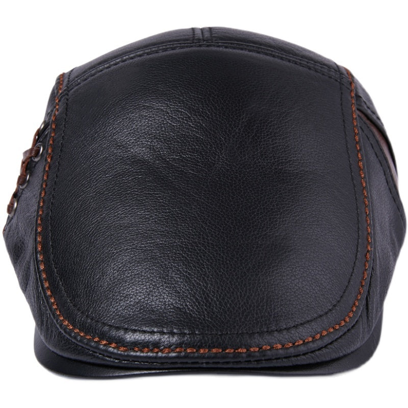 Men's Cowhide Leather Hat