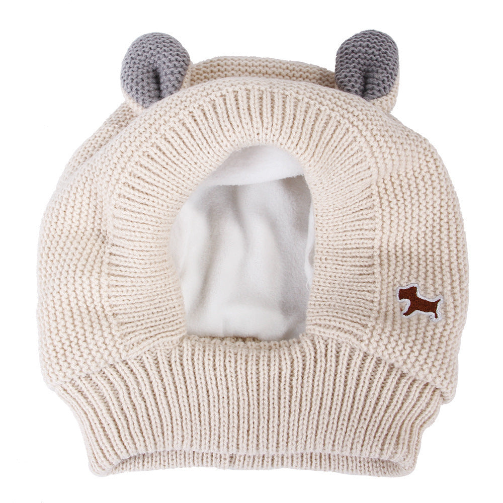Knitted Dog Hat koiran lämpimään päähän