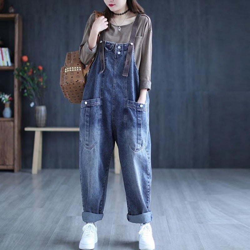 Women's Artistic Summer Denim Suspenders