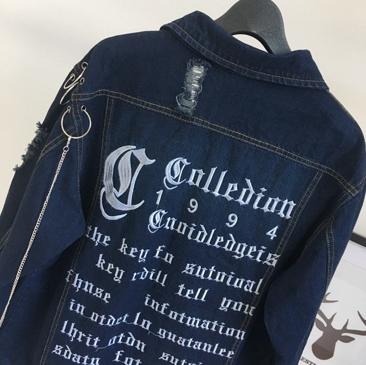 EMBROIDERY DENIM JACKET