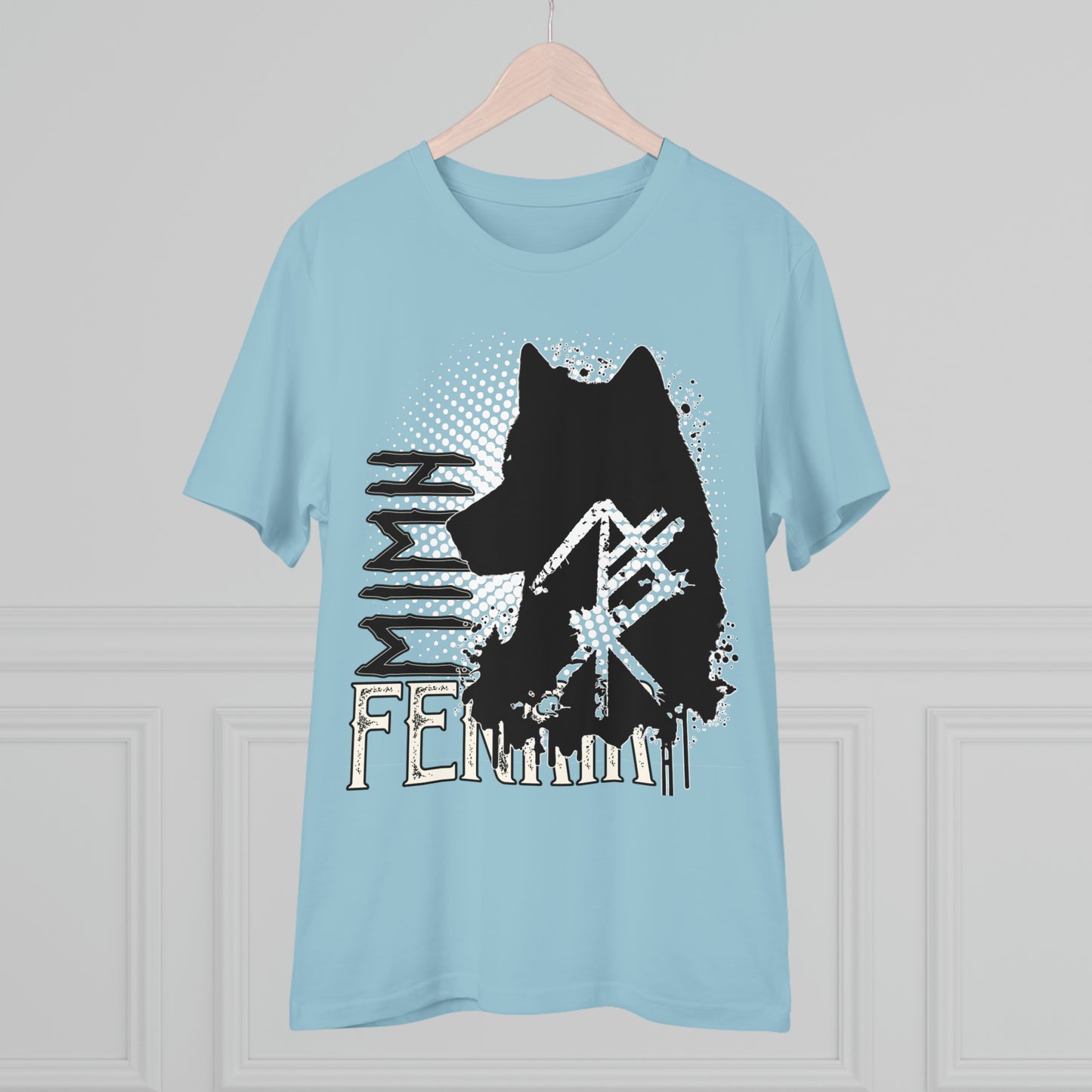 T-shirt unisex eco cotton - wolf Fenrir