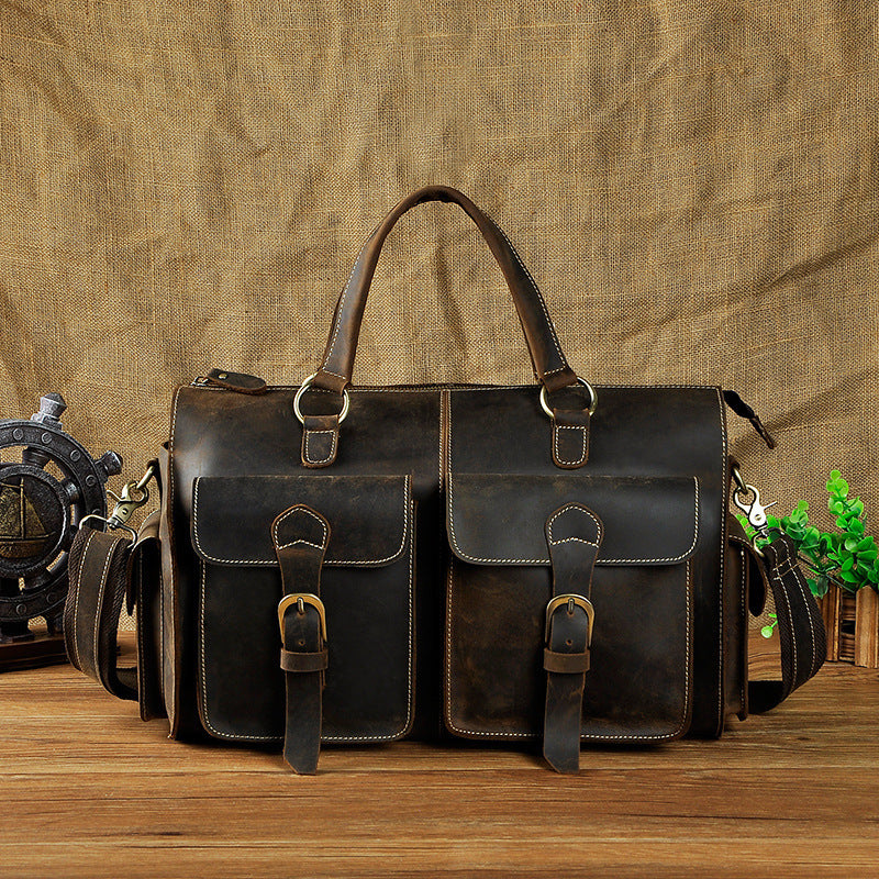 Stylish Crazy horse Vintage Leather Handbag