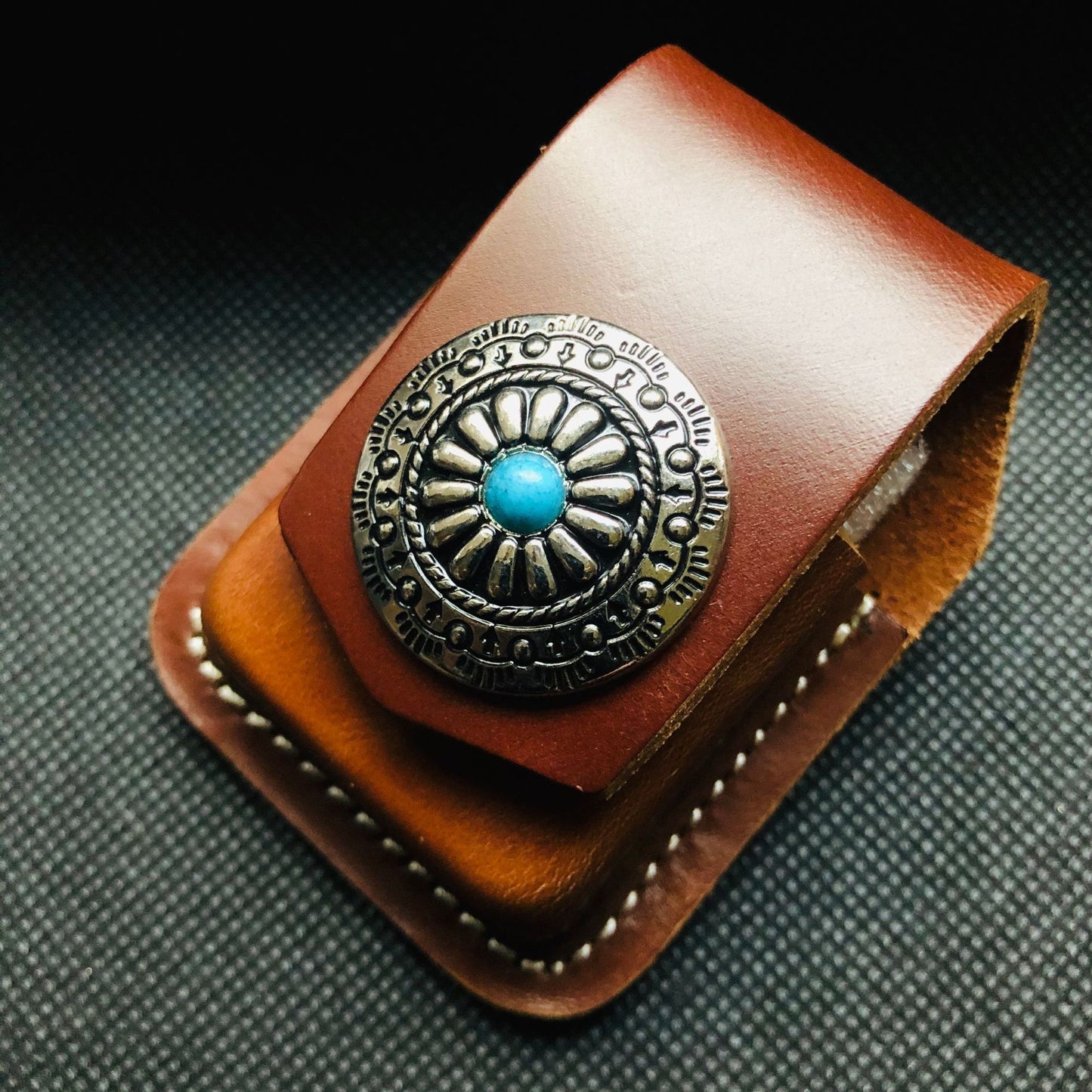 Kerosene Lighter Leather Handmade Personality Leather Case