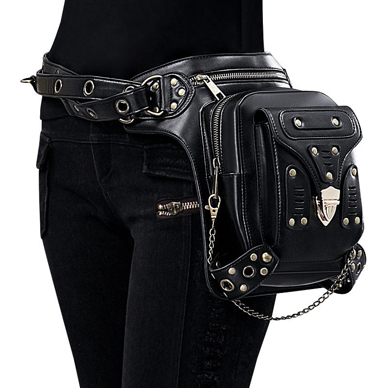 Punk retro waist bag