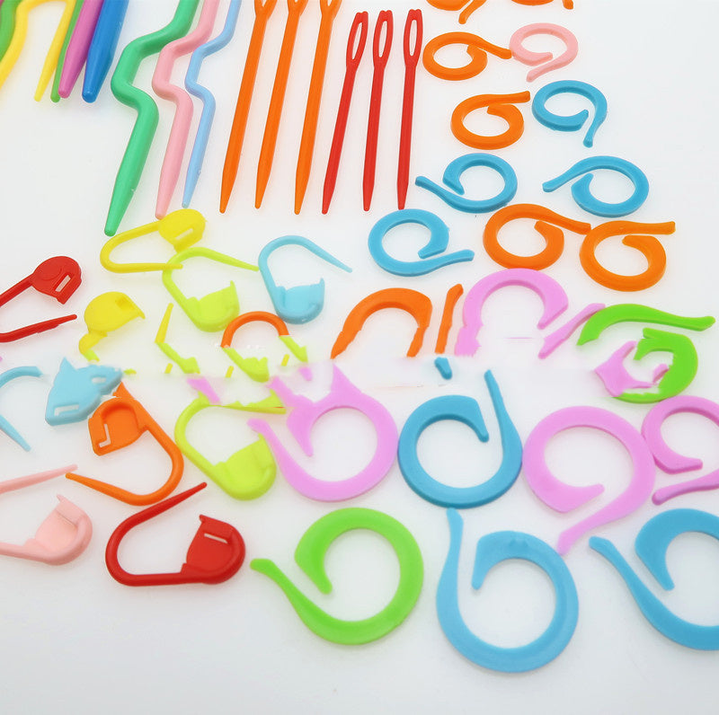 Soft handle suit sweater needle knitting tool set DIY knitting - kutomishärpäkkeet käsityöpaketti