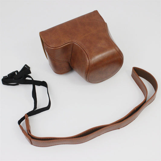 Home Fashion Minimalist Camera Bag Protection Leather Case