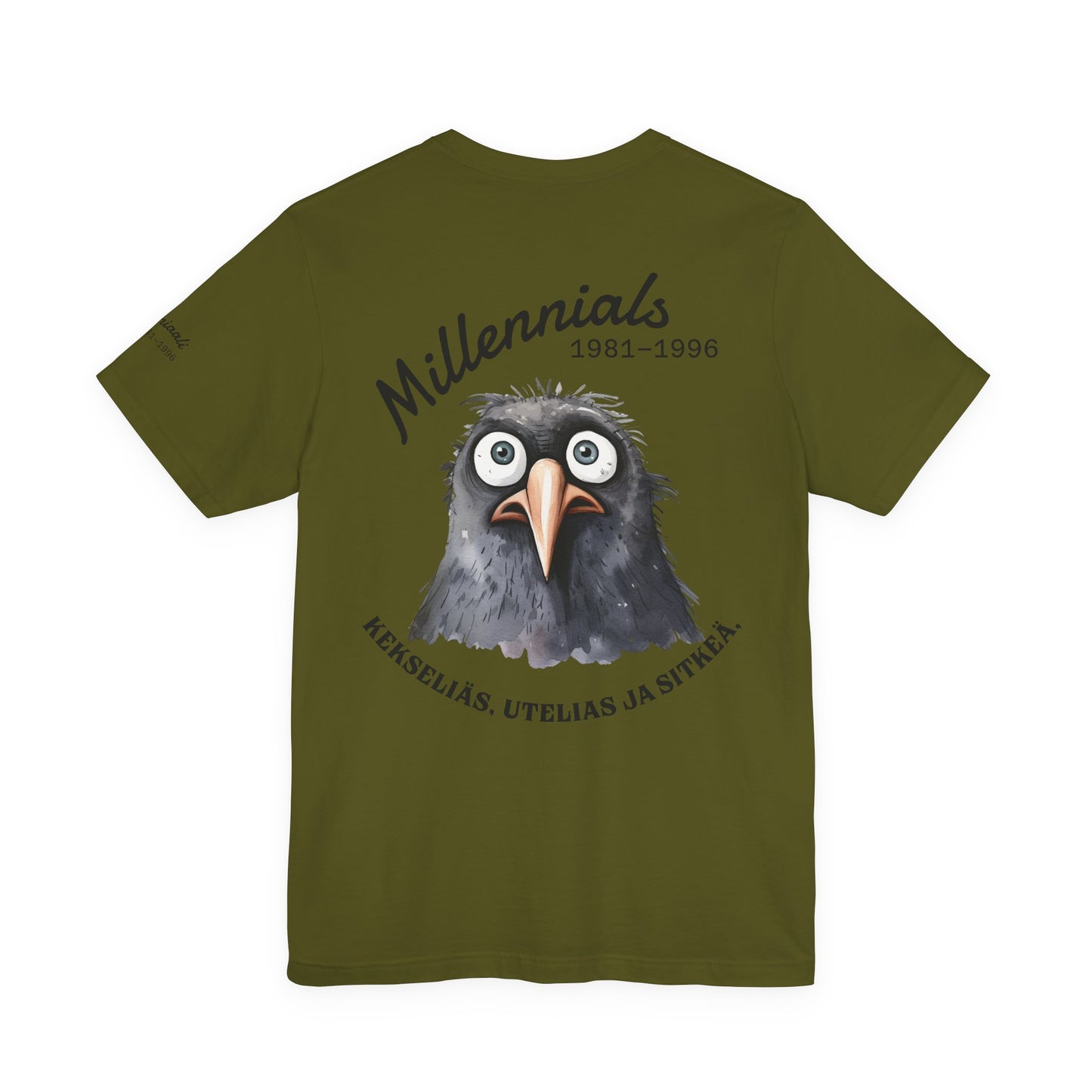 Korppi Milleniaalit Gen T-Shirt — Finnish Graphic Tee