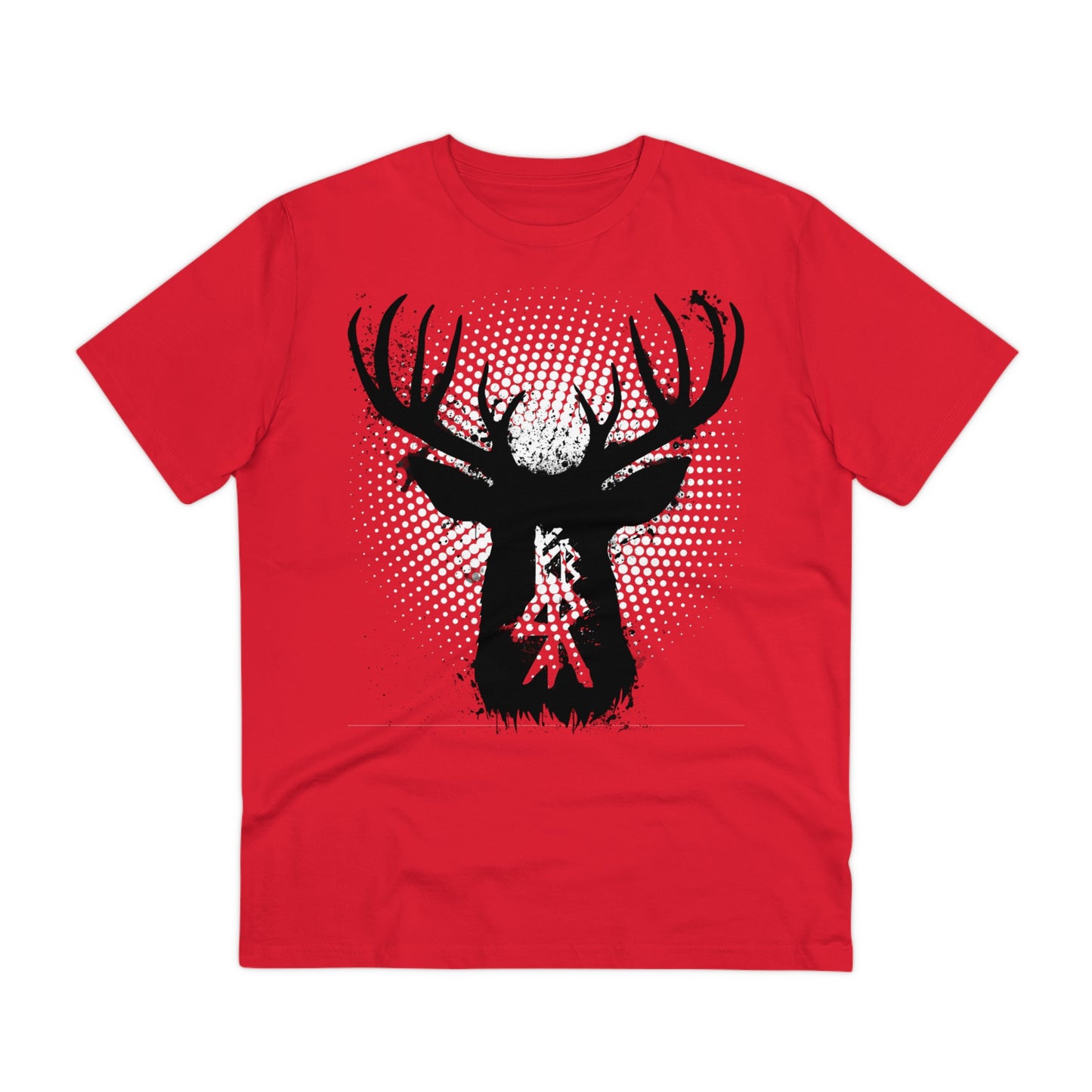 T-shirt unisex eco cotton - deer binding halter