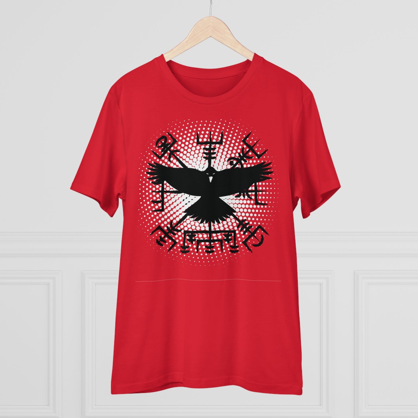 T-shirt unisex eco cotton - vegvisir and raven