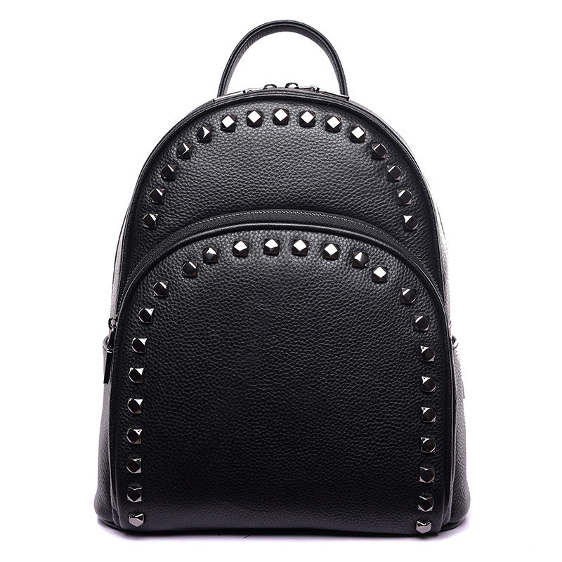 Women's Fashion Leather Casual All-match Backpack