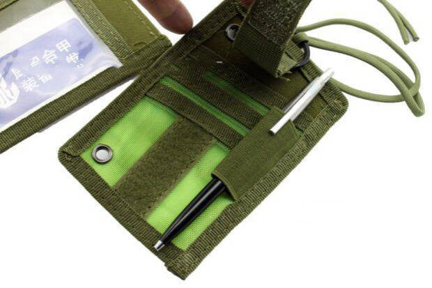 Multifunctional Document Bag Military Fan Equipment Convenient Card Holder