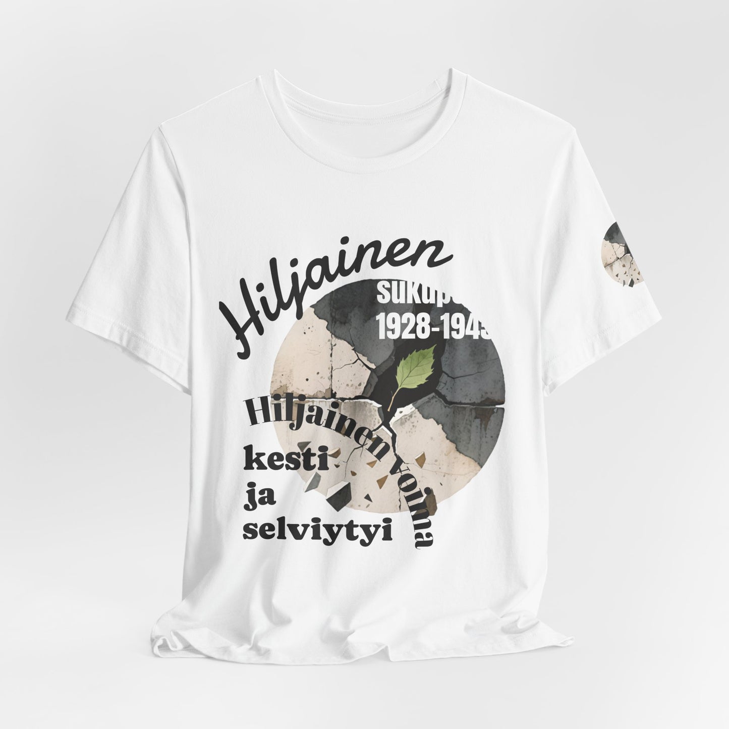 hiljainen sukupolvi silent gen  Unisex Jersey Short Sleeve Tee