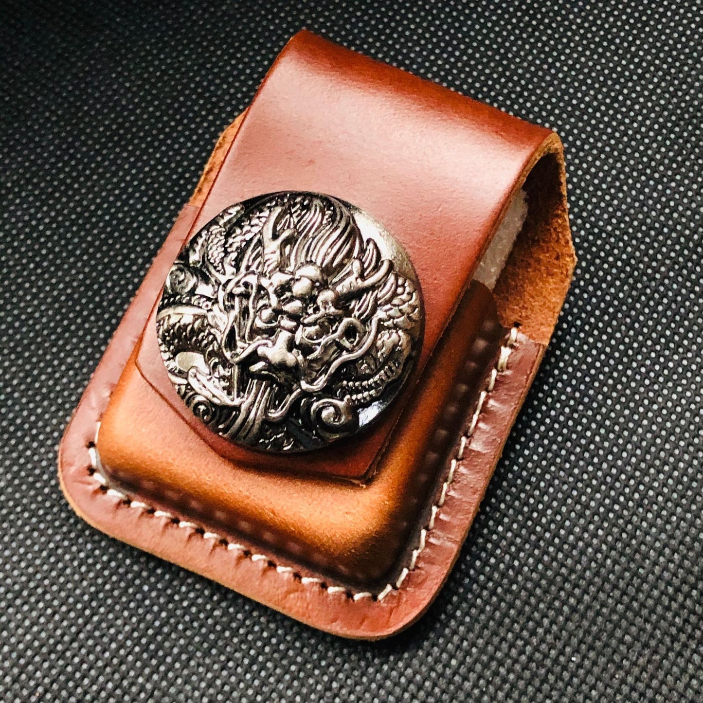 Kerosene Lighter Leather Handmade Personality Leather Case