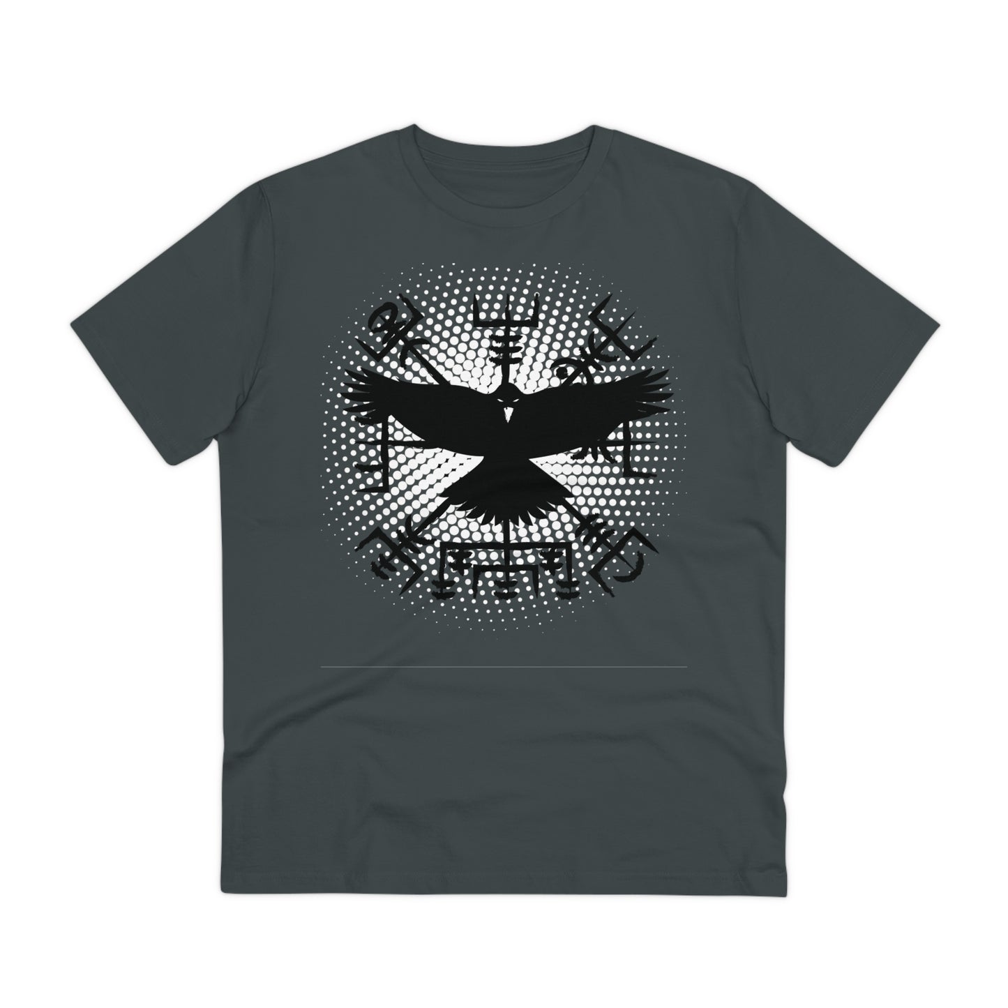 T-shirt unisex eco cotton - vegvisir and raven