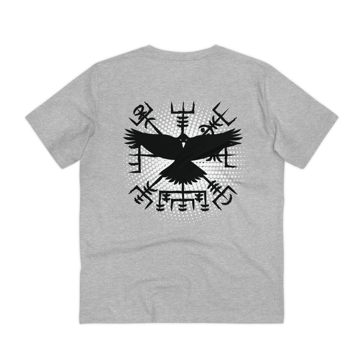 T-shirt unisex eco cotton - vegvisir and raven