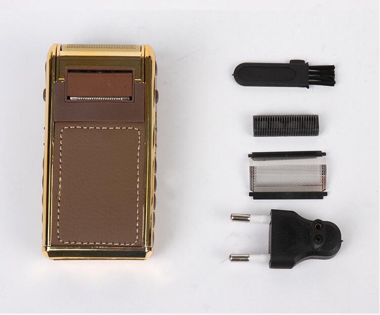 Reciprocating Leather Case Electric Shaver