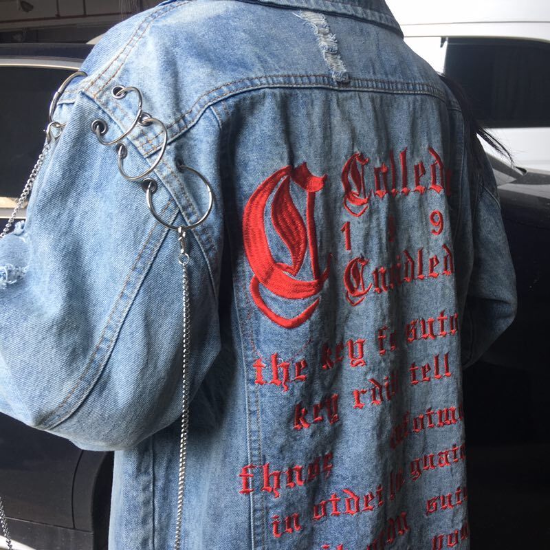 EMBROIDERY DENIM JACKET