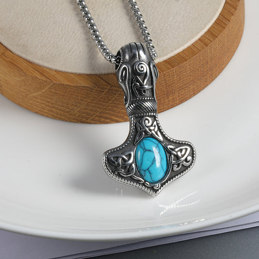 Steel Pendant Viking Thunderhammer