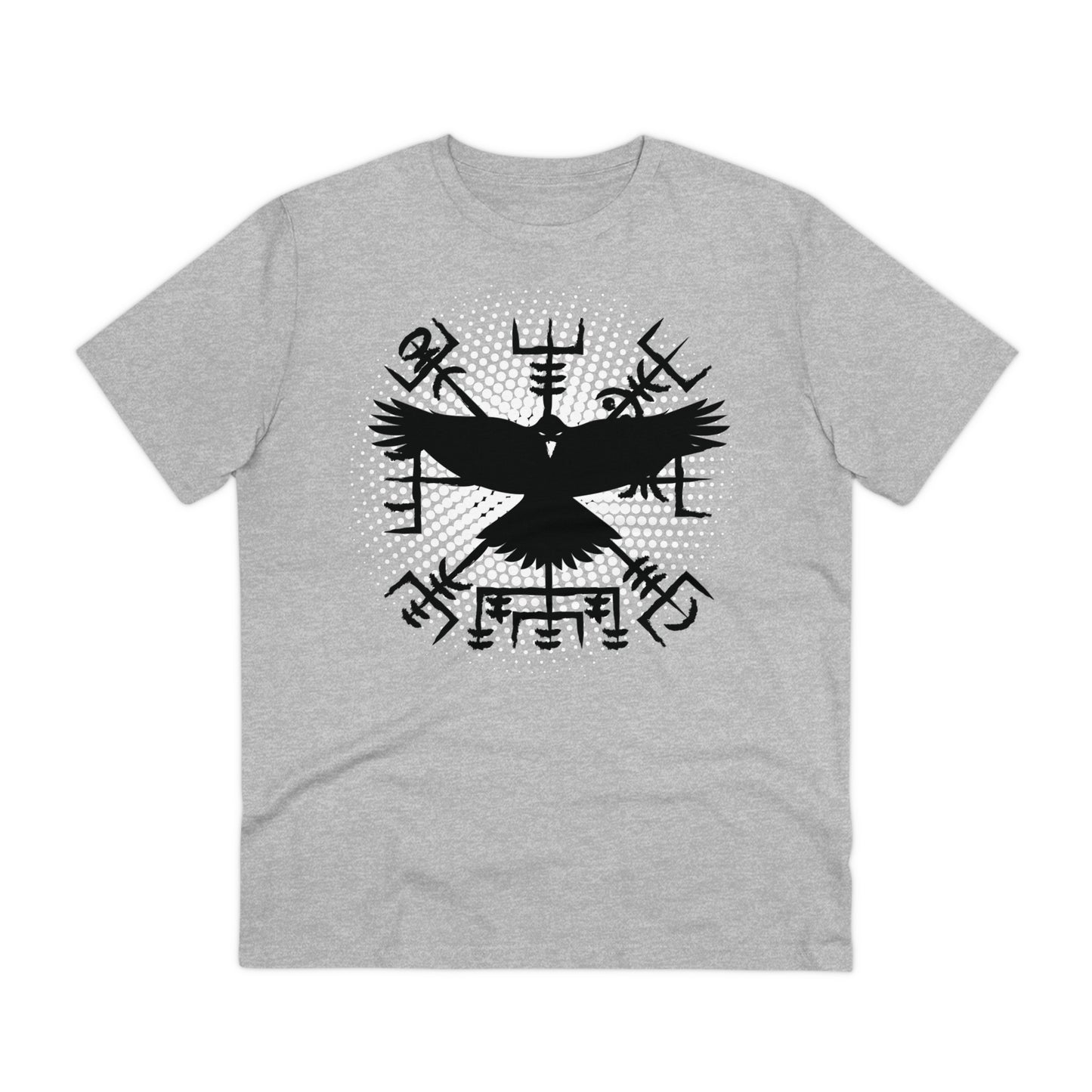 T-shirt unisex eco cotton - vegvisir and raven