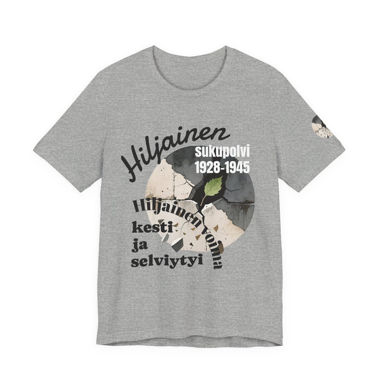 hiljainen sukupolvi silent gen  Unisex Jersey Short Sleeve Tee