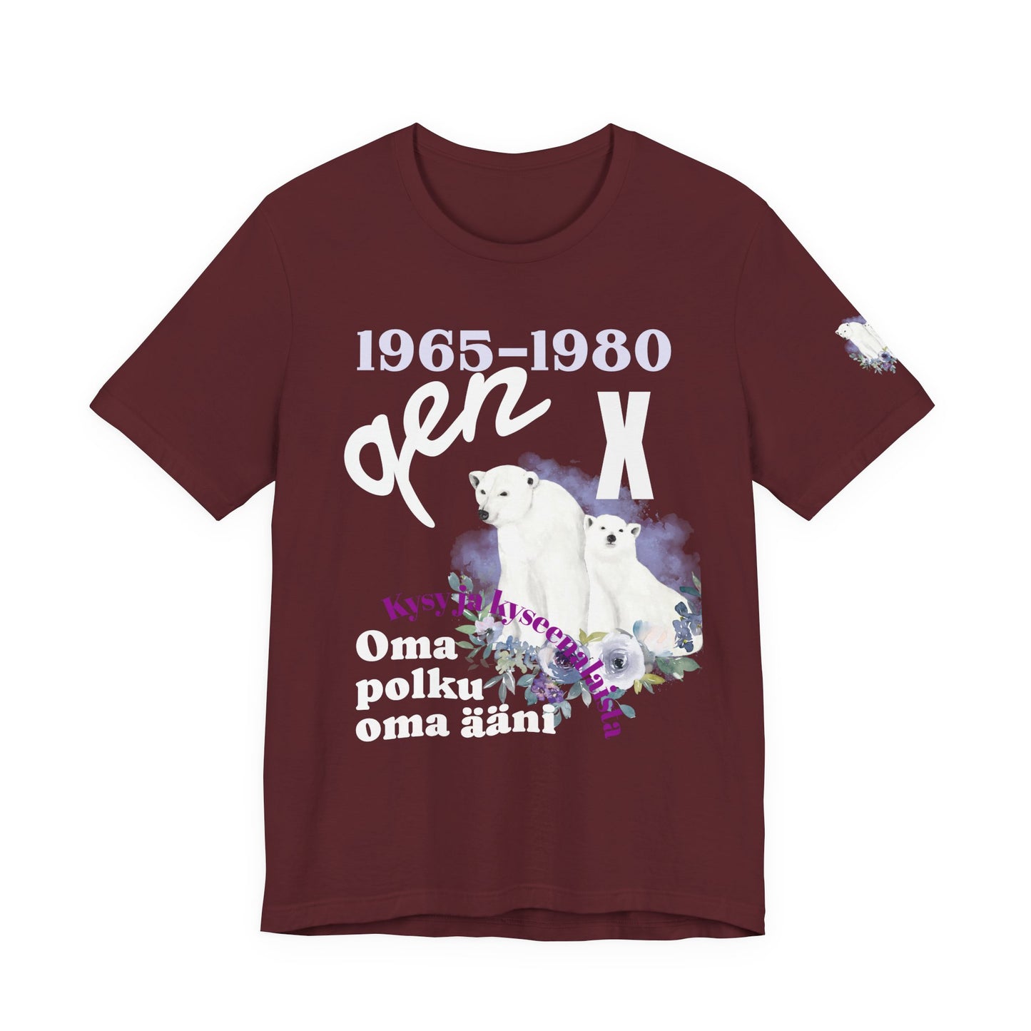gen x jääkarhu  Unisex Jersey Short Sleeve Tee