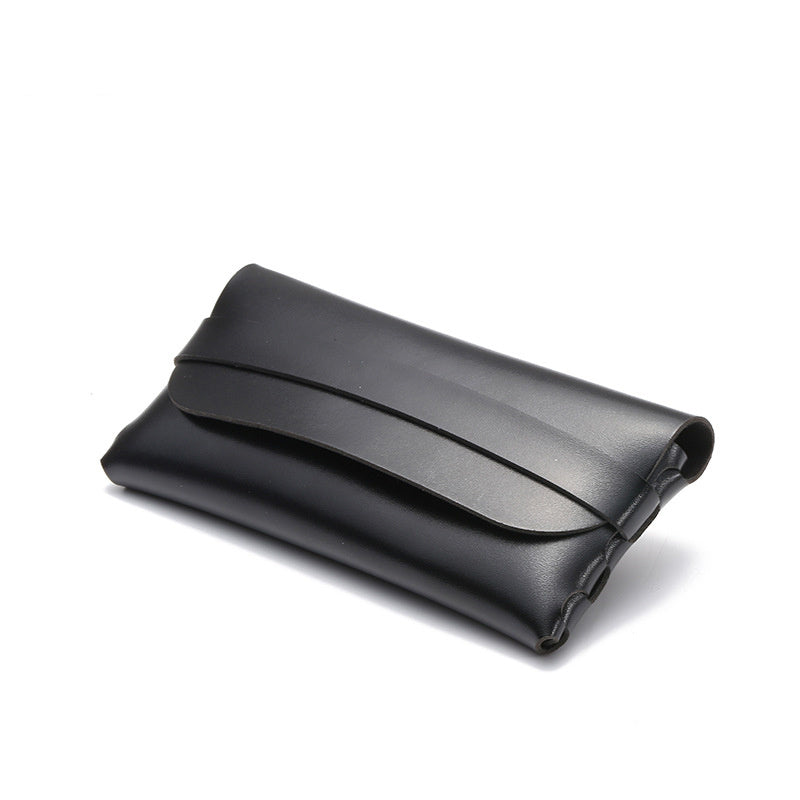 Leather case glasses case