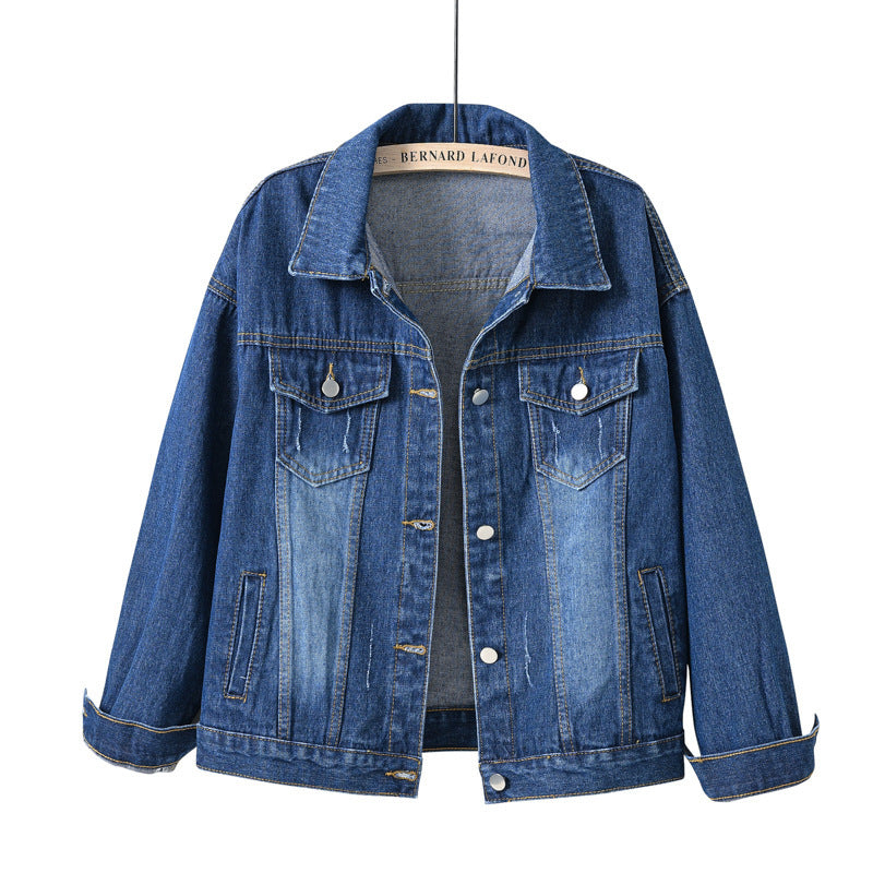 Women'S Plus Size Denim Jacket eri värejä