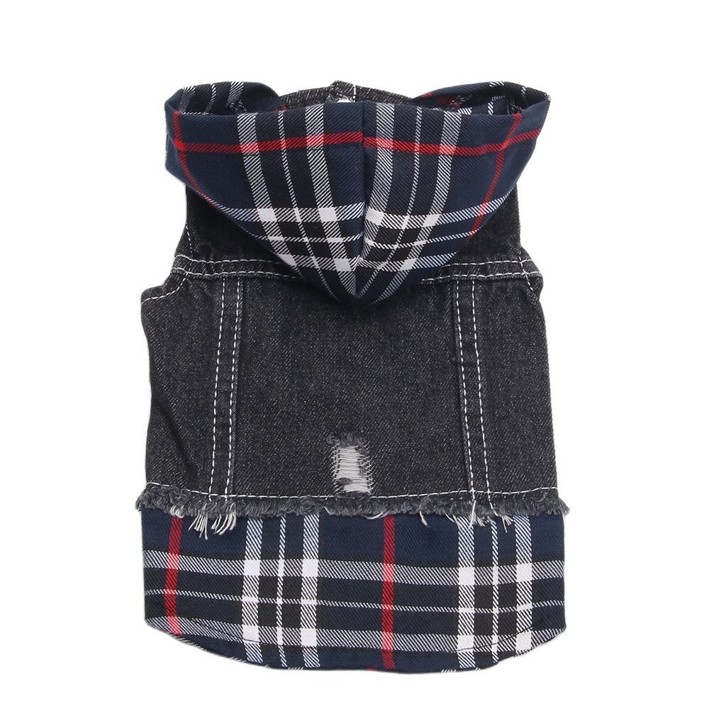 Pet Teddy Dog Denim Clothes