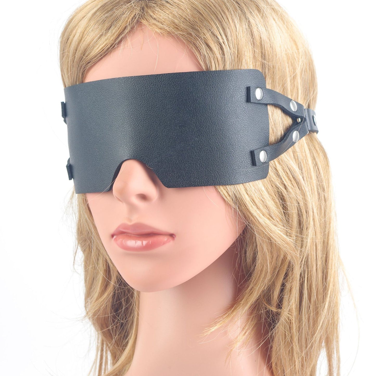 Gothic Dark Sexy Leather Eye Mask Soft Leather Comfortable