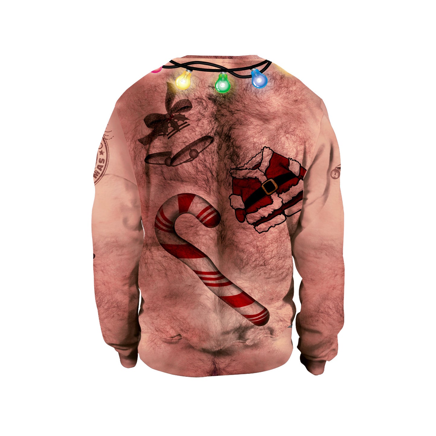 christmas shirt for men sexy hairy upper body