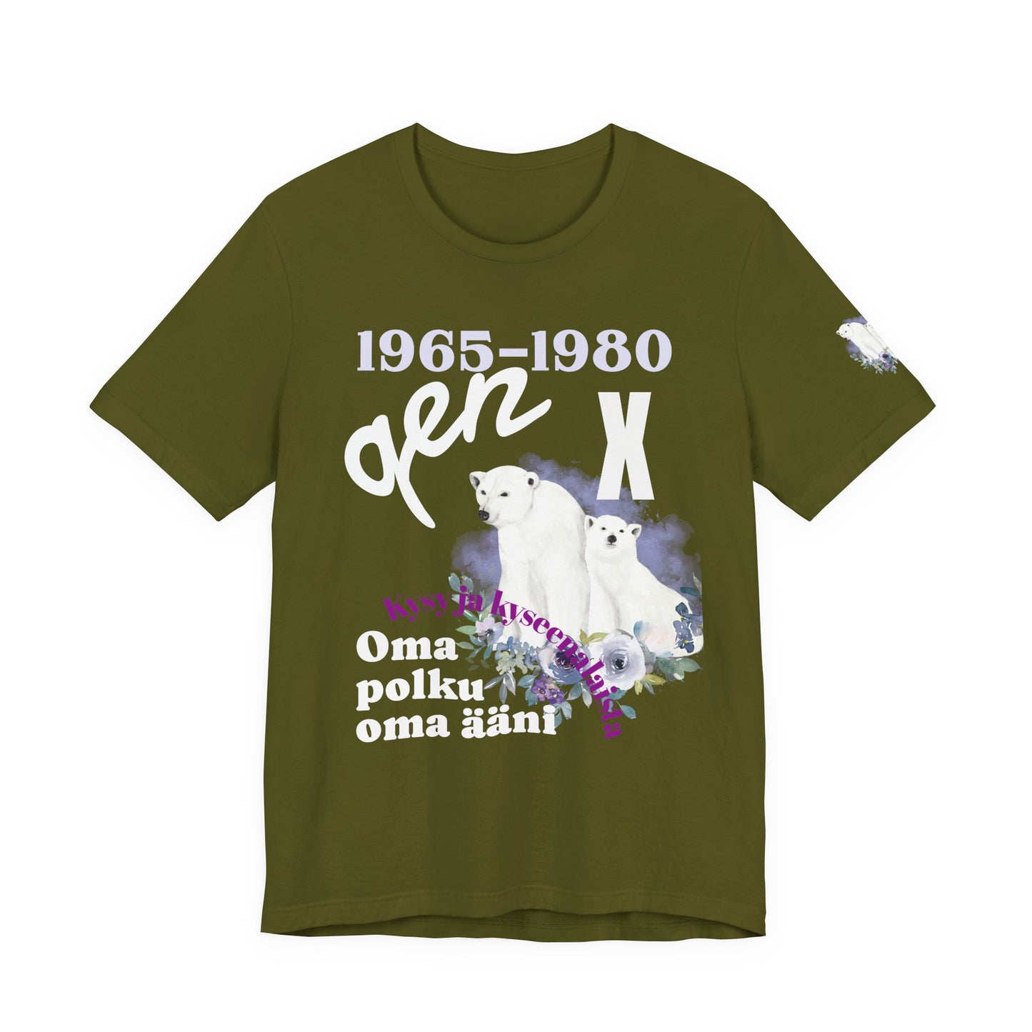 gen x jääkarhu  Unisex Jersey Short Sleeve Tee