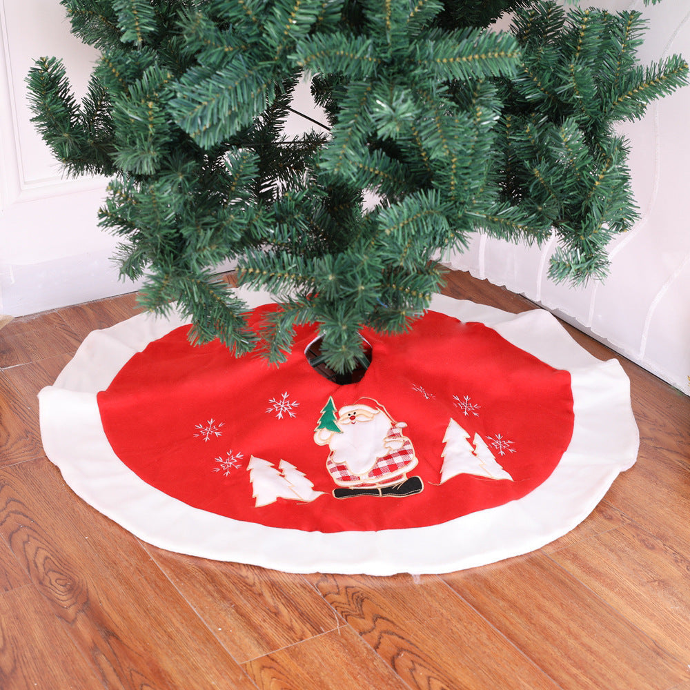 Christmas tree coaster in Christmas colors