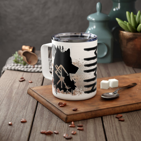 Insulated Mug, 10oz Vikings Fenrir Wolf