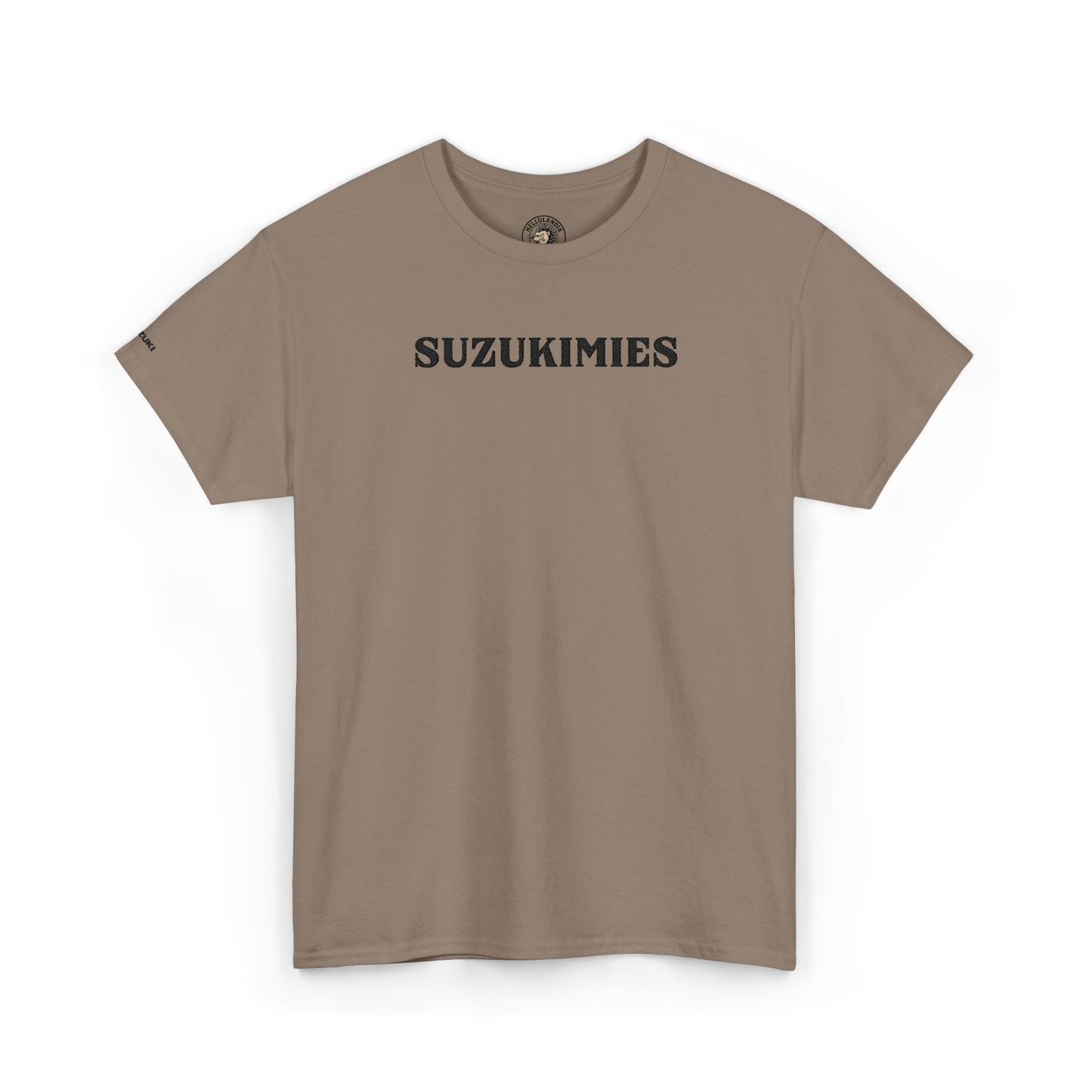 Suzukimies Graphic Tee — Retro Script biker Lover T-Shirt