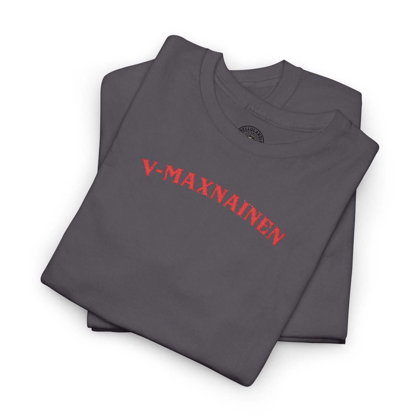v-maxnainen Graphic Tee — Retro Script biker Lover T-Shirt