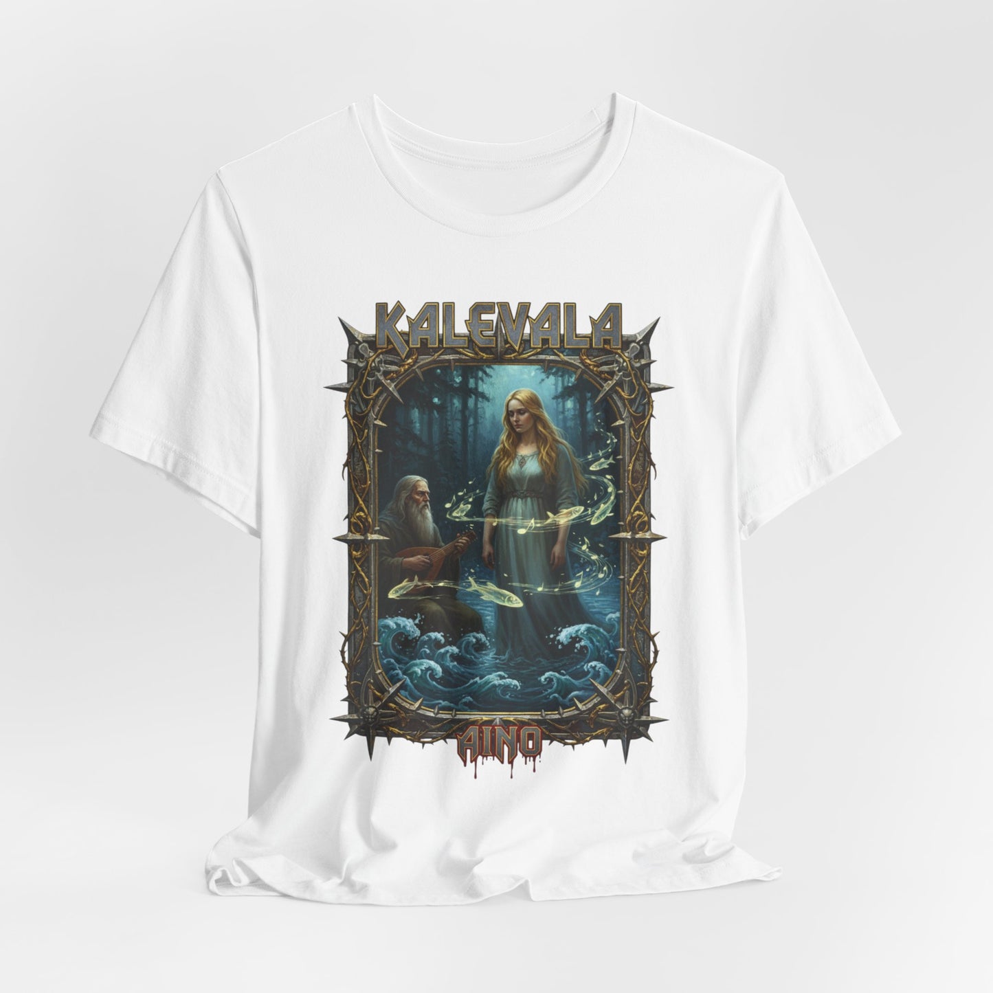 Aino Vellamon neitona Teepaita — Retro Graphic T-Shirt