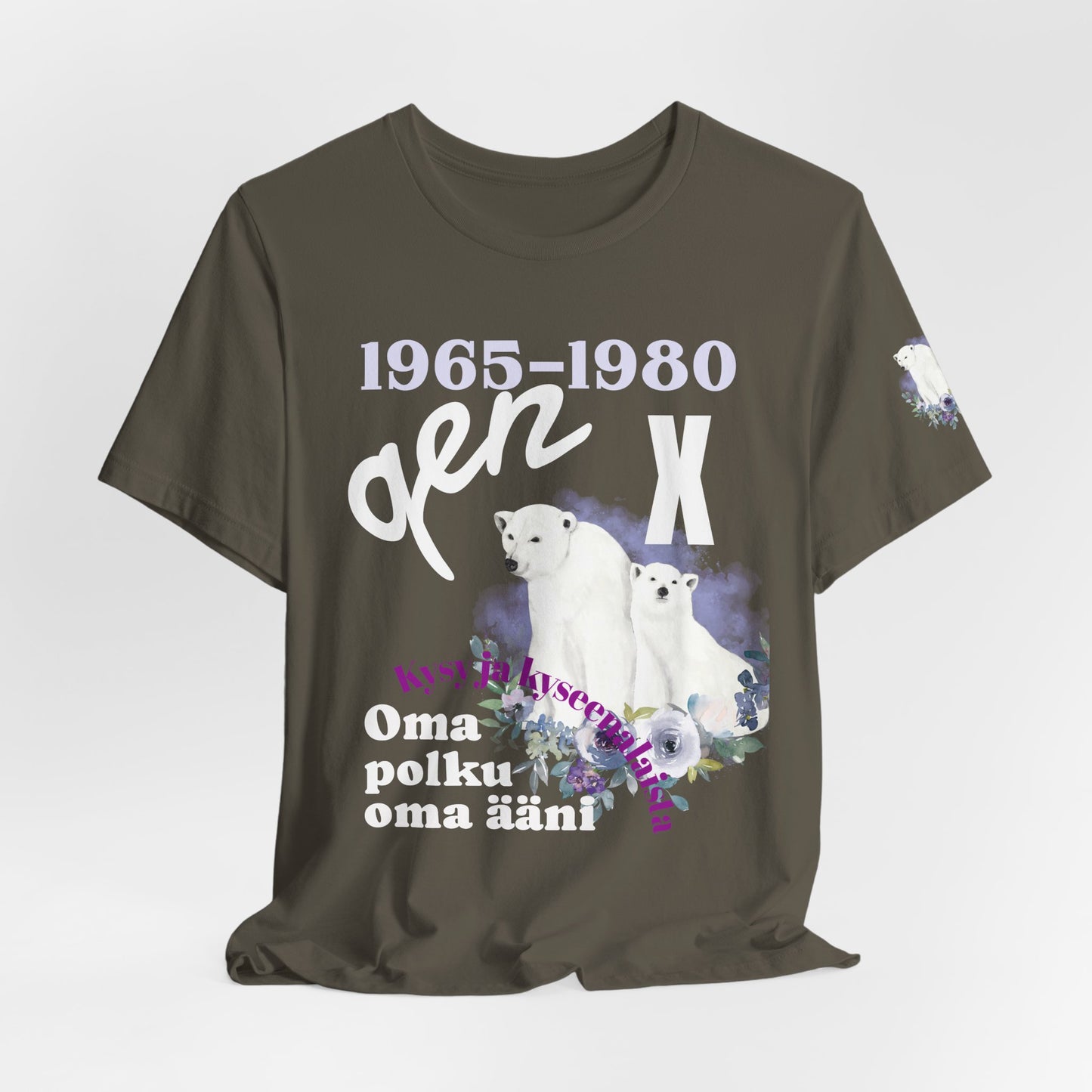 gen x jääkarhu  Unisex Jersey Short Sleeve Tee
