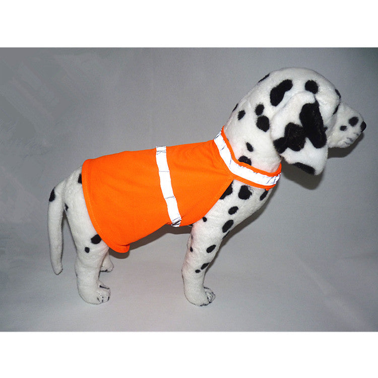 Fluorescent safety dog ​​vest