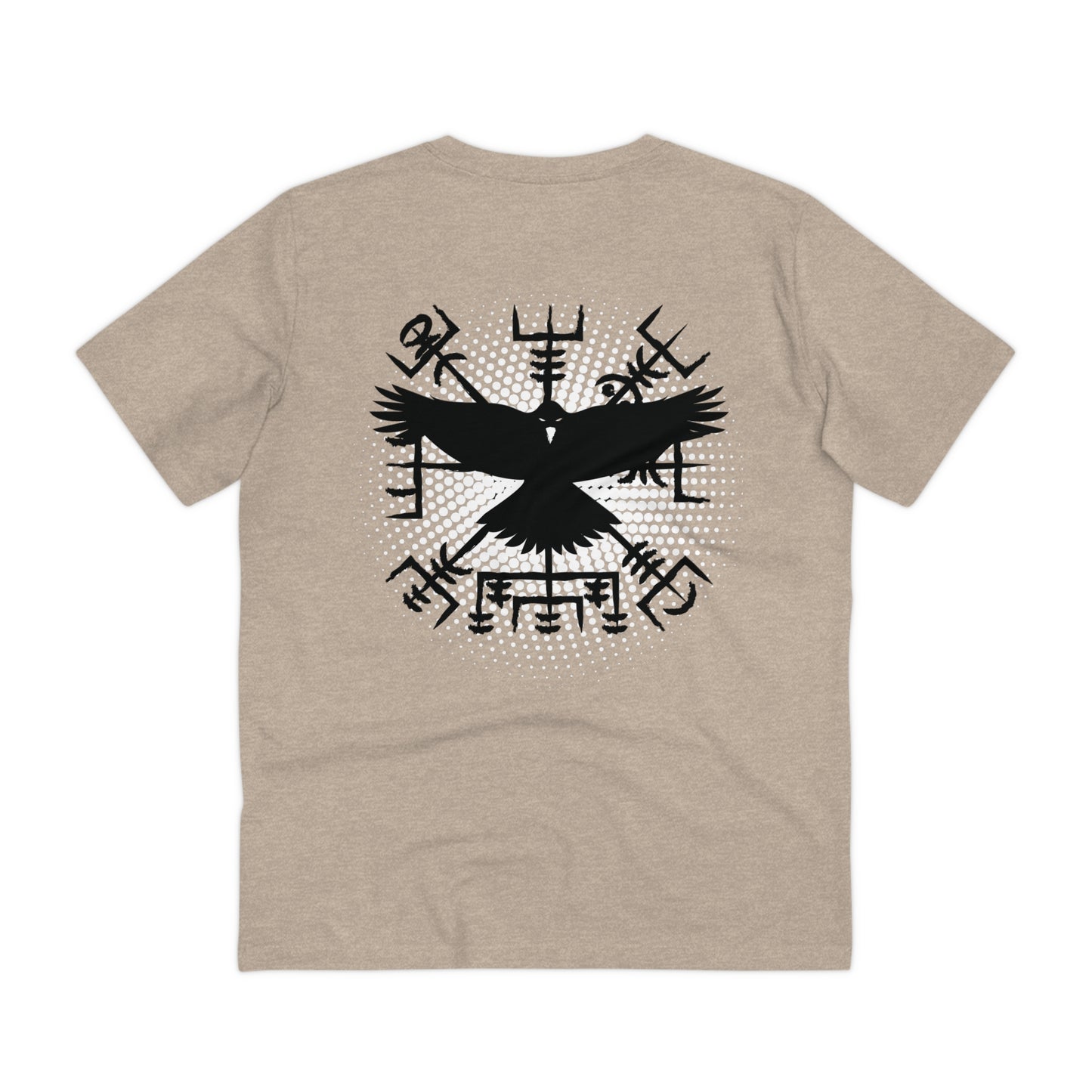 T-shirt unisex eco cotton - vegvisir and raven