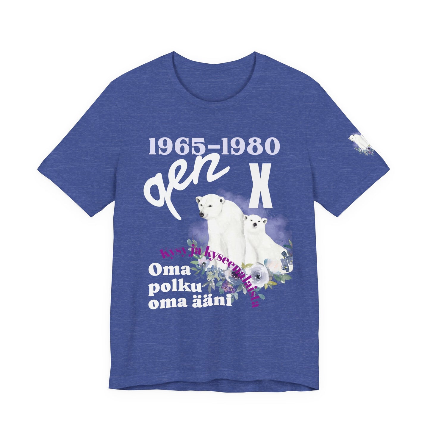 gen x jääkarhu  Unisex Jersey Short Sleeve Tee