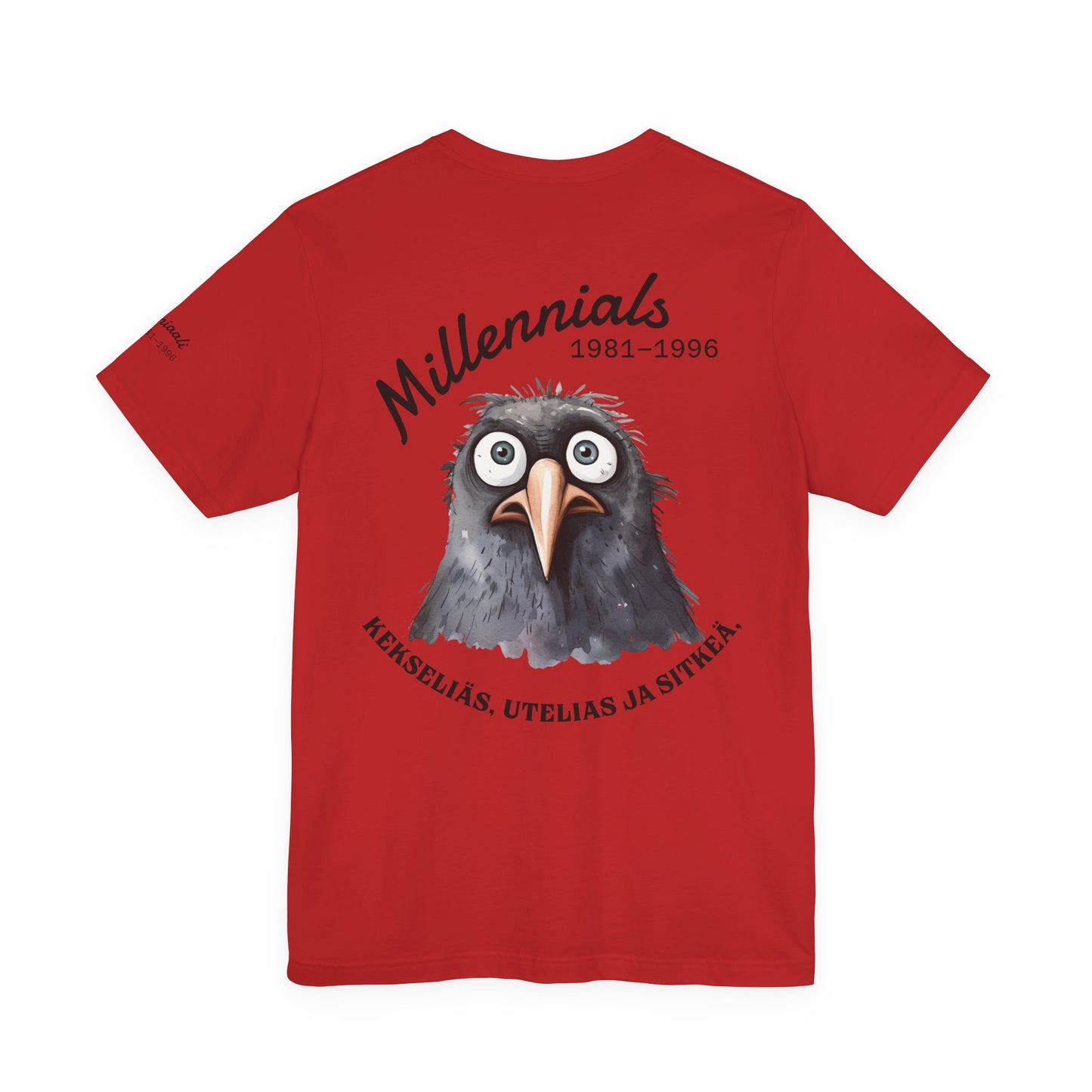 Korppi Milleniaalit Gen T-Shirt — Finnish Graphic Tee