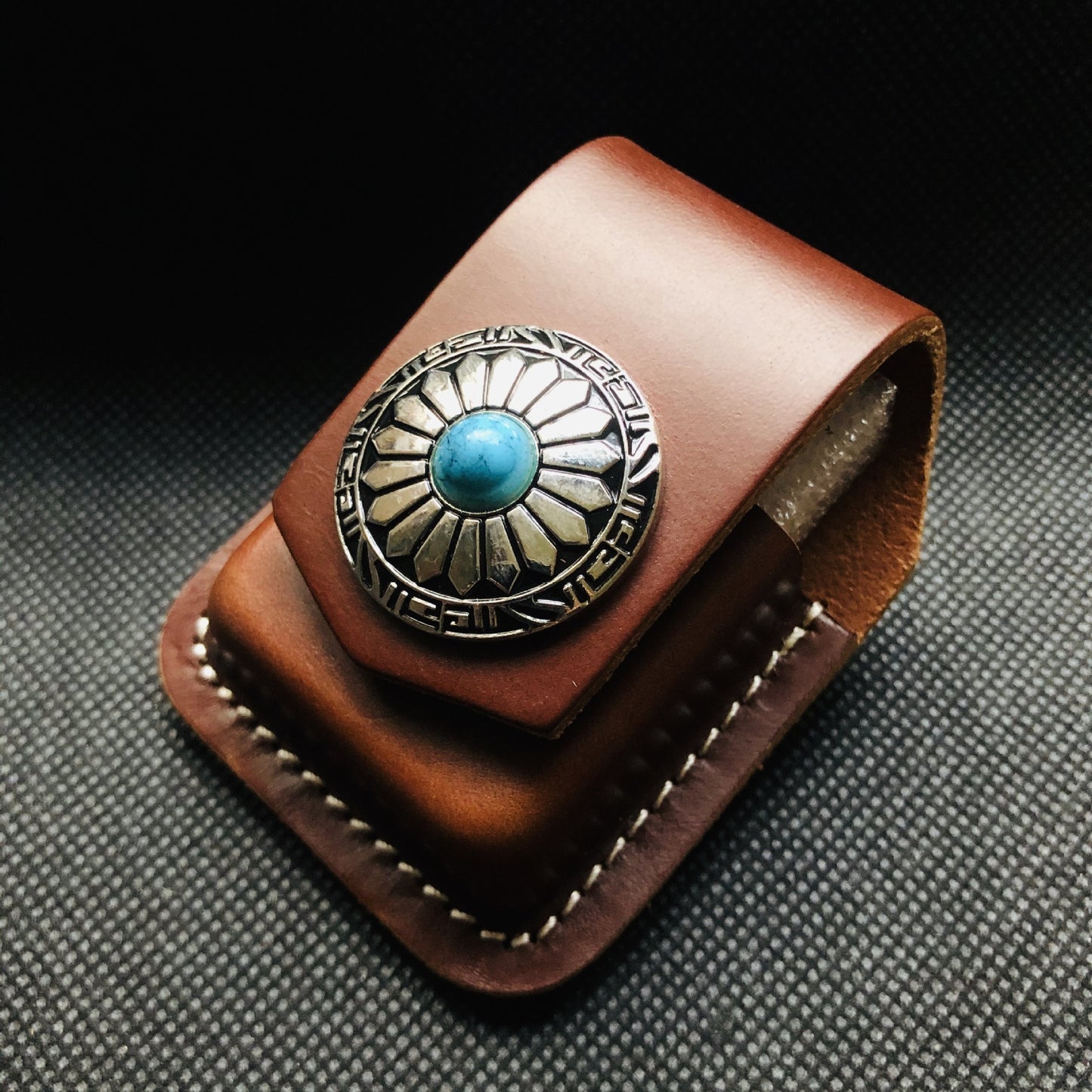 Kerosene Lighter Leather Handmade Personality Leather Case