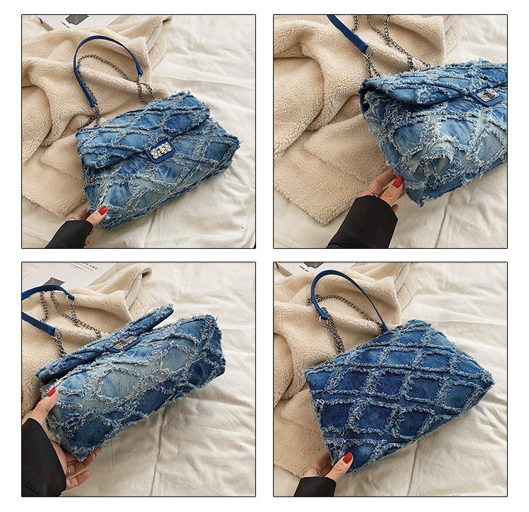 New Women's Denim Shoulder Bag