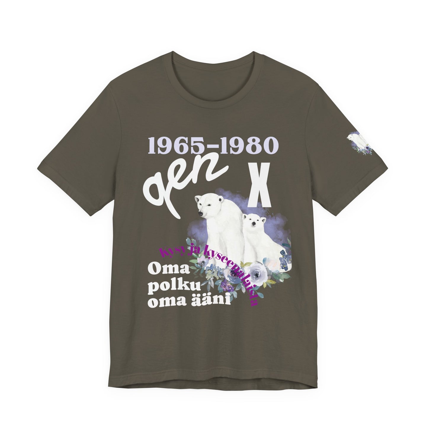 gen x jääkarhu  Unisex Jersey Short Sleeve Tee