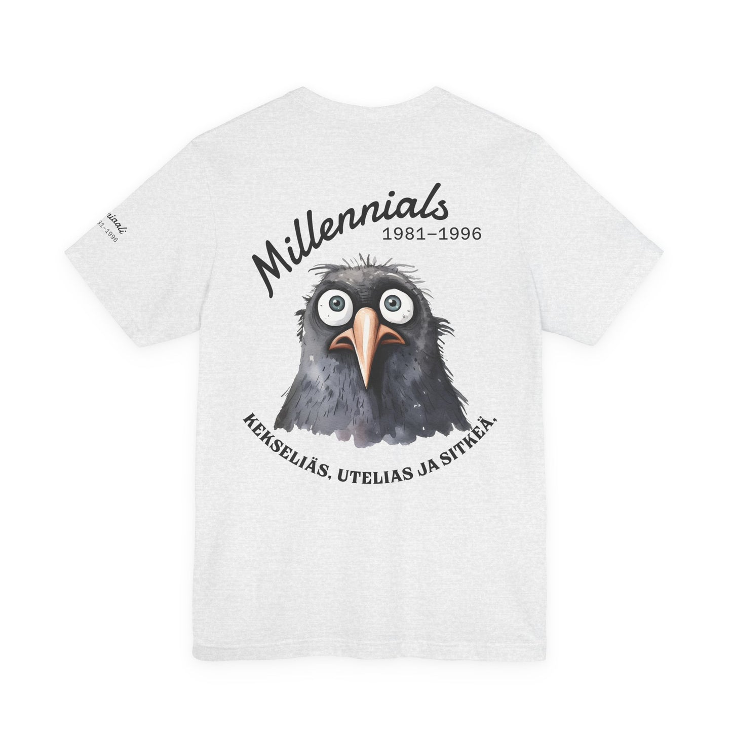 Korppi Milleniaalit Gen T-Shirt — Finnish Graphic Tee