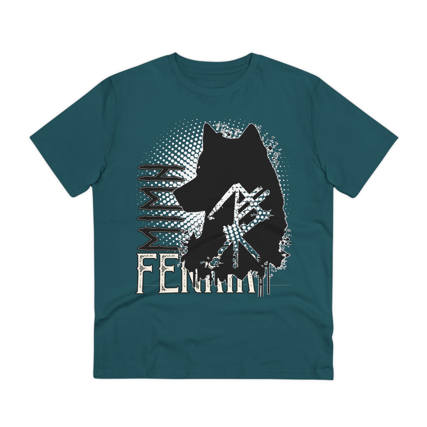 T-shirt unisex eco cotton - wolf Fenrir