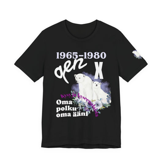 gen x jääkarhu  Unisex Jersey Short Sleeve Tee