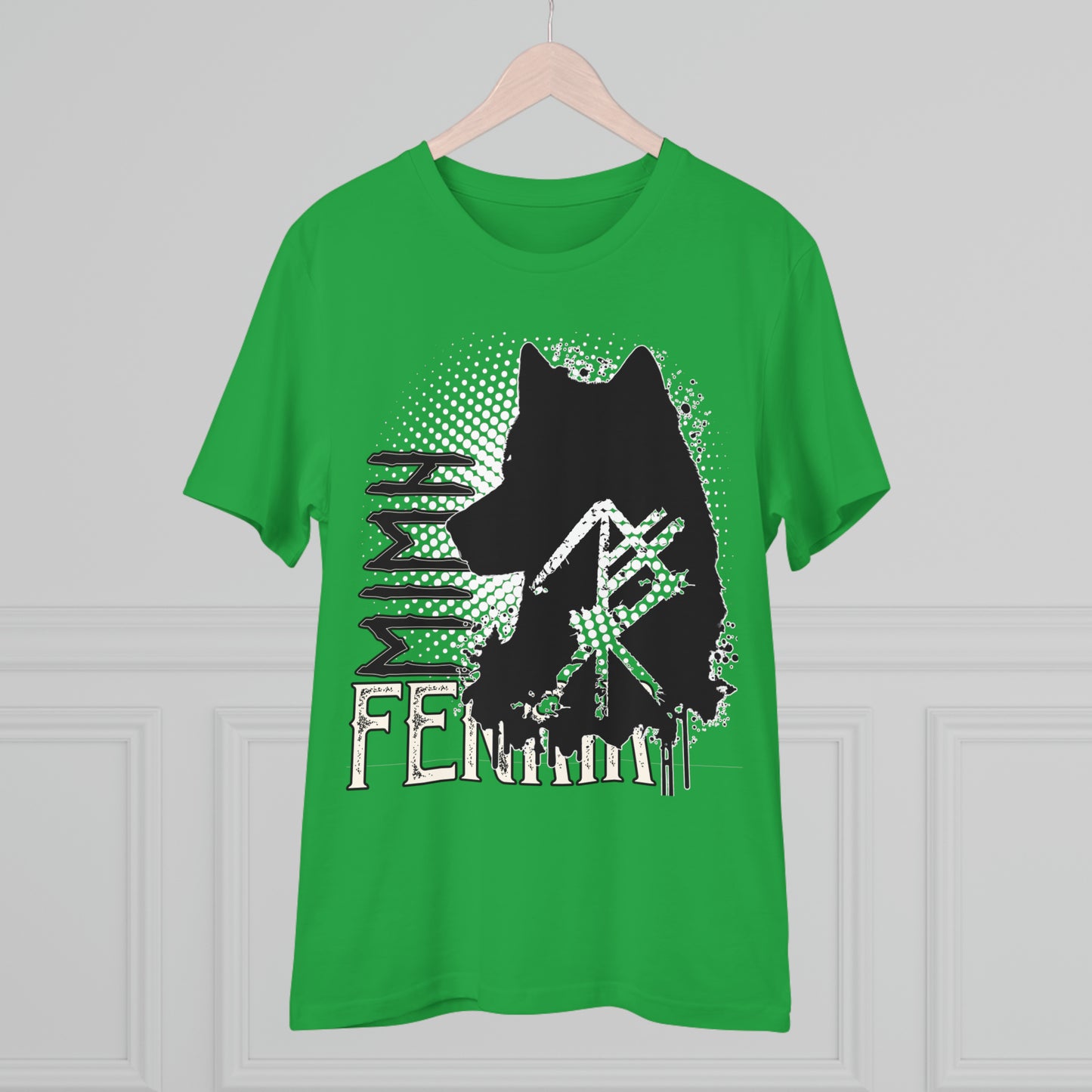 T-shirt unisex eco cotton - wolf Fenrir